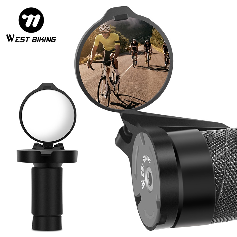 Mirror Handlebar Convex - WEST BIKING 2PC Specchietti retrovisori da