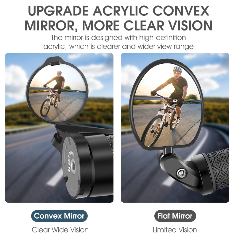 WEST BIKING specchietto retrov - Mirror Handlebar Convex recensione e prezzo