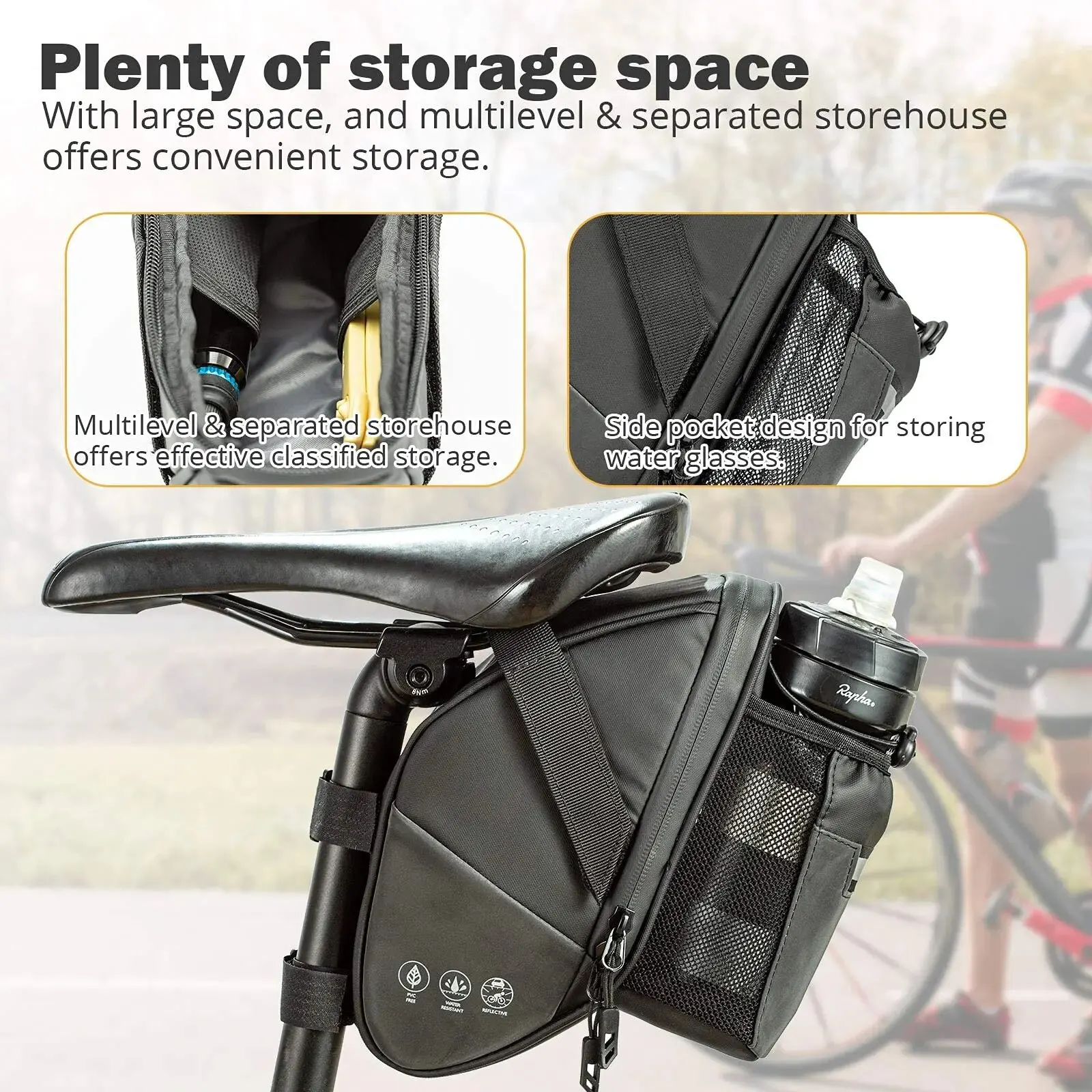 Borsa da sella per bici Borsa  - Saddle Bag Under Seat recensione e prezzo