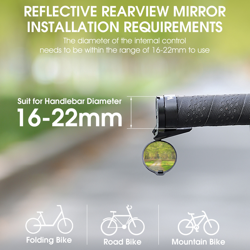 WEST BIKING 2PC Specchietti re - Mirror Handlebar Convex recensione e prezzo